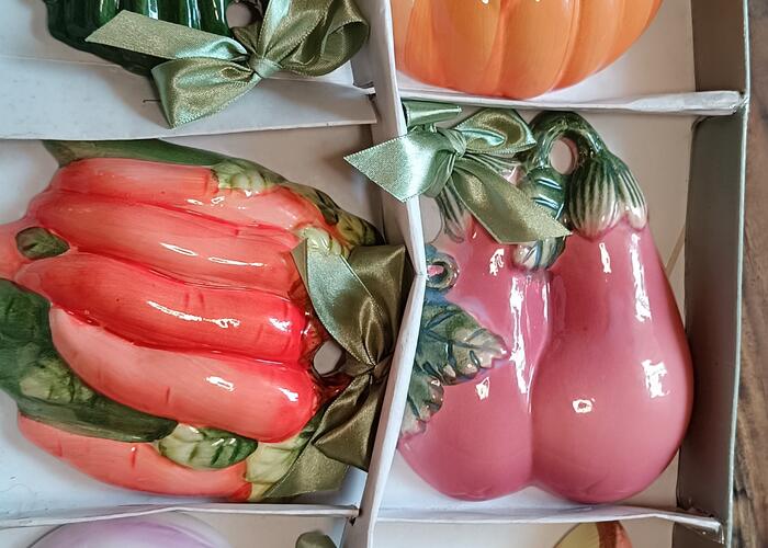 Grajewo ogłoszenia: Sprzedam sześć zawieszek ceramicznych do kuchni pięknie...